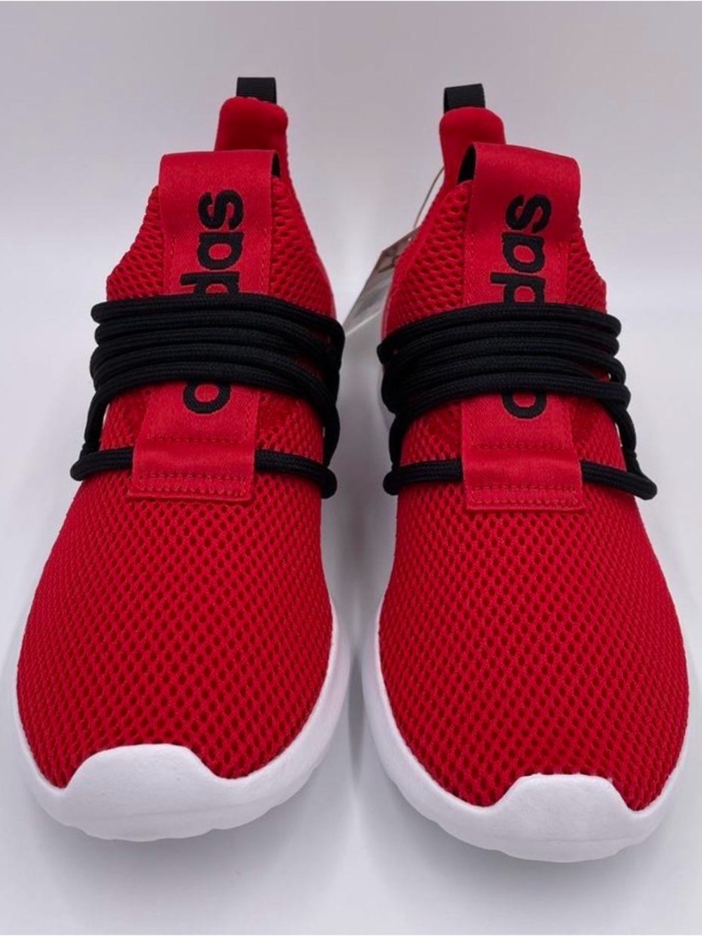 Adidas Lite Racer Adapt 3.0 Men's Size 9 Red & Black Mesh Running Sneakers